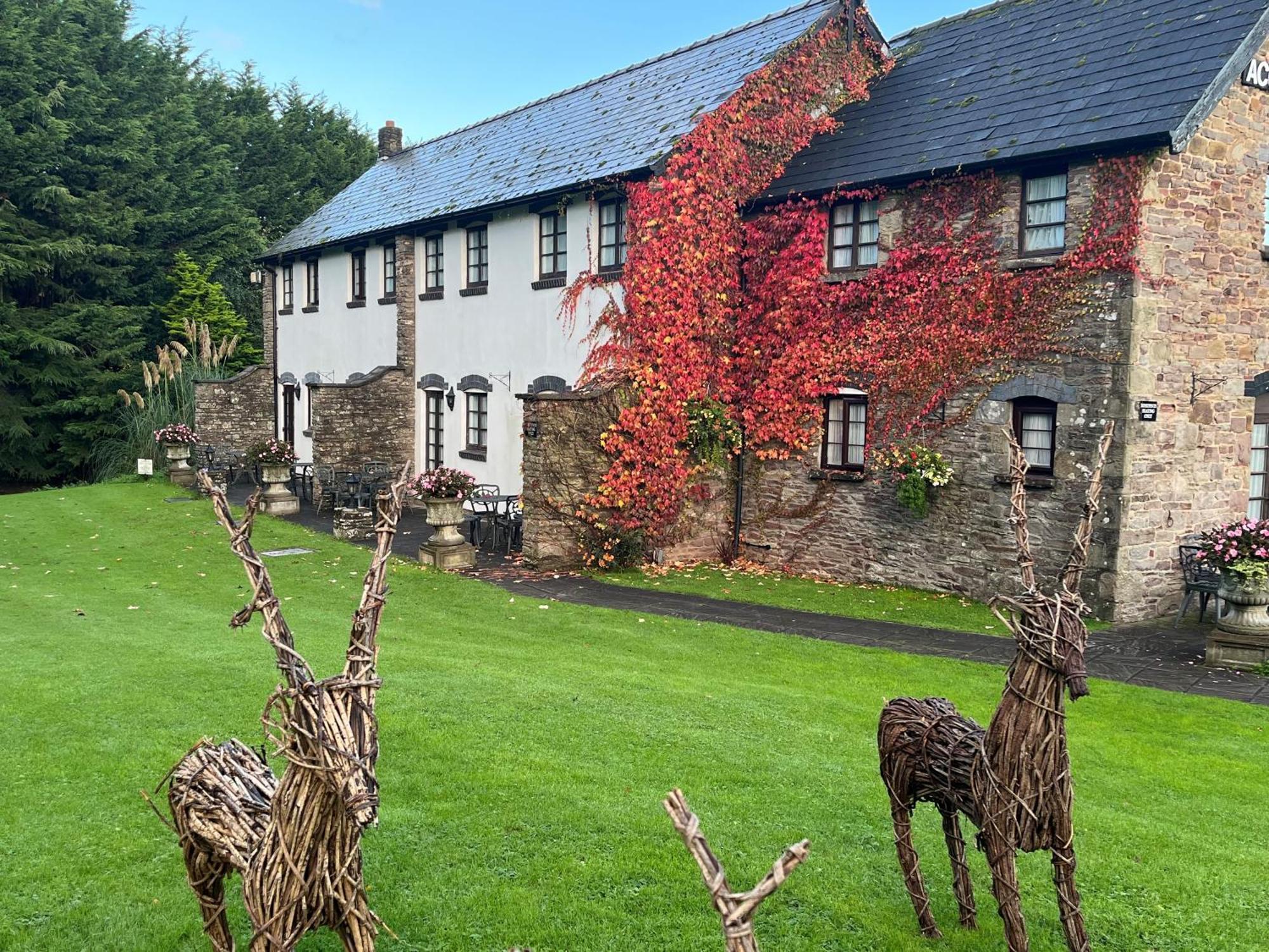 The Greyhound Inn And Hotel Usk Exterior photo